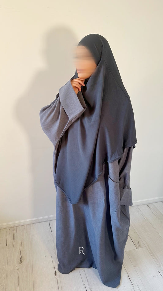 Khimar Jazz Gris